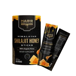 Himalayan Shilajit Honey with saffron Sticks